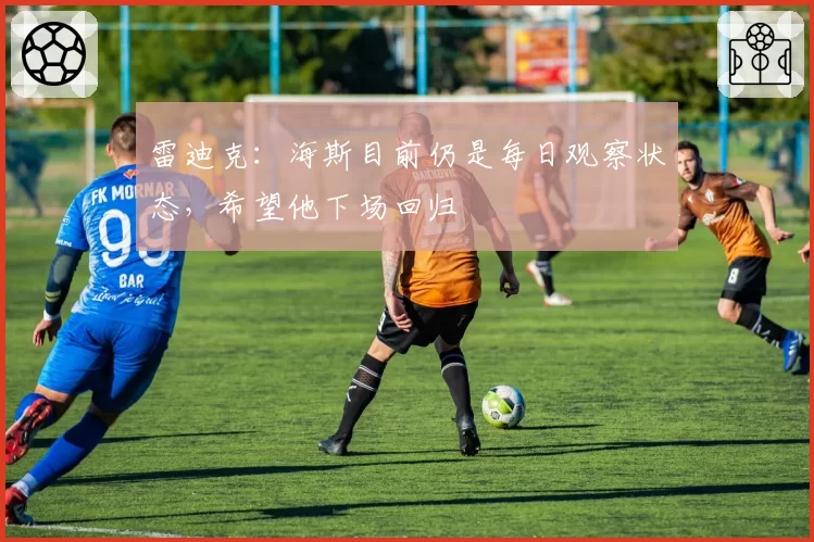 雷迪克：海斯目前仍是每日观察状态，希望他下场回归